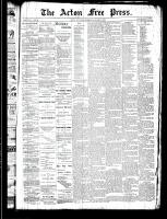 Acton Free Press (Acton, ON), January 9, 1890
