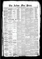 Acton Free Press (Acton, ON), August 28, 1890