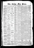 Acton Free Press (Acton, ON), September 4, 1890