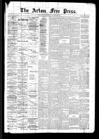 Acton Free Press (Acton, ON), November 27, 1890
