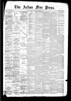 Acton Free Press (Acton, ON), February 19, 1891