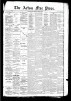 Acton Free Press (Acton, ON), March 12, 1891