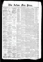Acton Free Press (Acton, ON), March 19, 1891