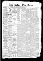 Acton Free Press (Acton, ON), April 23, 1891