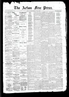 Acton Free Press (Acton, ON), May 21, 1891