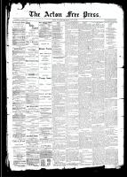 Acton Free Press (Acton, ON), May 28, 1891