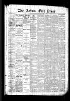 Acton Free Press (Acton, ON), July 9, 1891