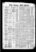 Acton Free Press (Acton, ON), August 6, 1891