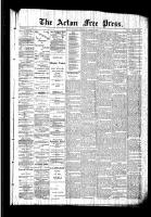 Acton Free Press (Acton, ON), August 13, 1891