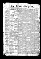 Acton Free Press (Acton, ON), August 27, 1891