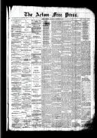 Acton Free Press (Acton, ON), December 31, 1891