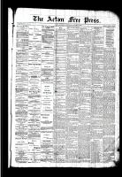 Acton Free Press (Acton, ON), January 14, 1892