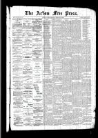 Acton Free Press (Acton, ON), February 25, 1892