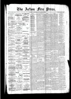 Acton Free Press (Acton, ON), September 22, 1892