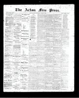 Acton Free Press (Acton, ON), August 31, 1893