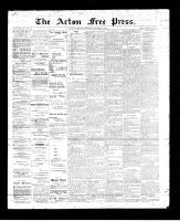 Acton Free Press (Acton, ON), October 5, 1893