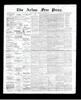 Acton Free Press (Acton, ON), November 9, 1893