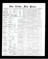 Acton Free Press (Acton, ON), February 22, 1894