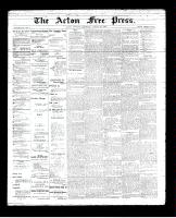 Acton Free Press (Acton, ON), August 30, 1894