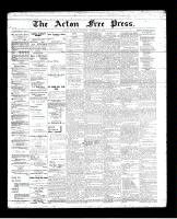 Acton Free Press (Acton, ON), November 8, 1894