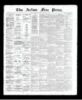 Acton Free Press (Acton, ON), January 16, 1896
