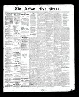 Acton Free Press (Acton, ON), October 29, 1896