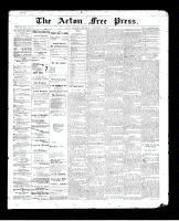 Acton Free Press (Acton, ON), November 5, 1896