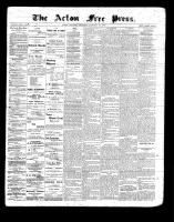 Acton Free Press (Acton, ON), January 21, 1897