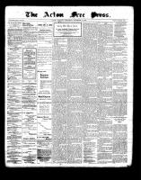 Acton Free Press (Acton, ON), November 11, 1897