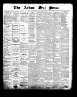 Acton Free Press (Acton, ON), January 6, 1898