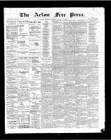 Acton Free Press (Acton, ON), January 11, 1900