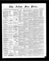 Acton Free Press (Acton, ON), January 25, 1900