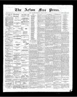 Acton Free Press (Acton, ON), March 15, 1900