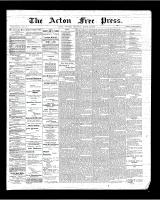 Acton Free Press (Acton, ON), March 29, 1900