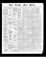 Acton Free Press (Acton, ON), October 2, 1902