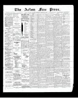 Acton Free Press (Acton, ON), October 30, 1902