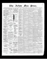 Acton Free Press (Acton, ON), November 6, 1902