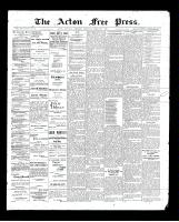Acton Free Press (Acton, ON), February 5, 1903