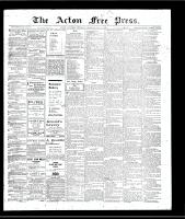 Acton Free Press (Acton, ON), January 3, 1907