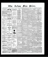 Acton Free Press (Acton, ON), October 3, 1907