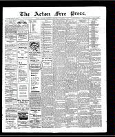 Acton Free Press (Acton, ON), November 7, 1907