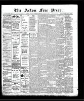 Acton Free Press (Acton, ON), January 9, 1908