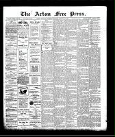 Acton Free Press (Acton, ON), January 23, 1908