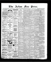 Acton Free Press (Acton, ON), January 30, 1908