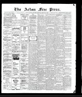 Acton Free Press (Acton, ON), January 21, 1909