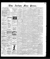 Acton Free Press (Acton, ON), January 28, 1909
