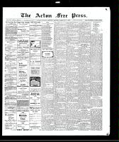Acton Free Press (Acton, ON), February 11, 1909