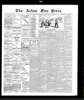 Acton Free Press (Acton, ON), November 4, 1909