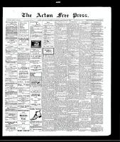 Acton Free Press (Acton, ON), November 25, 1909