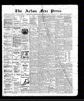 Acton Free Press (Acton, ON), January 20, 1910